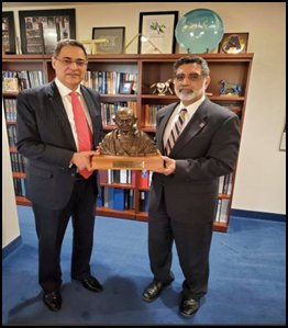 Consul General interacted with the Indo-American community in Dallas and the Dean & faculty of the Naveen Jindal School of Management at an event organized by Naveen Jindal School of Management-UT Dallas and US INDIA Chamber of Commerce DFW
